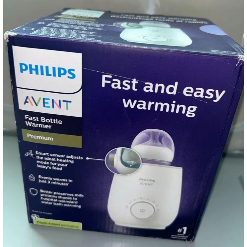 Philips Avent Premium Fast Bottle Warmer Smart Sensor Fast Heating White